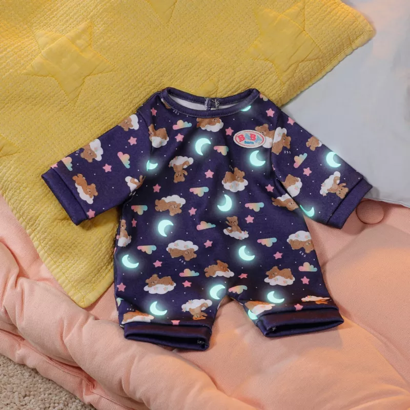 BABY born Teddy's Romper Glow in the Dark – pižama lėlei