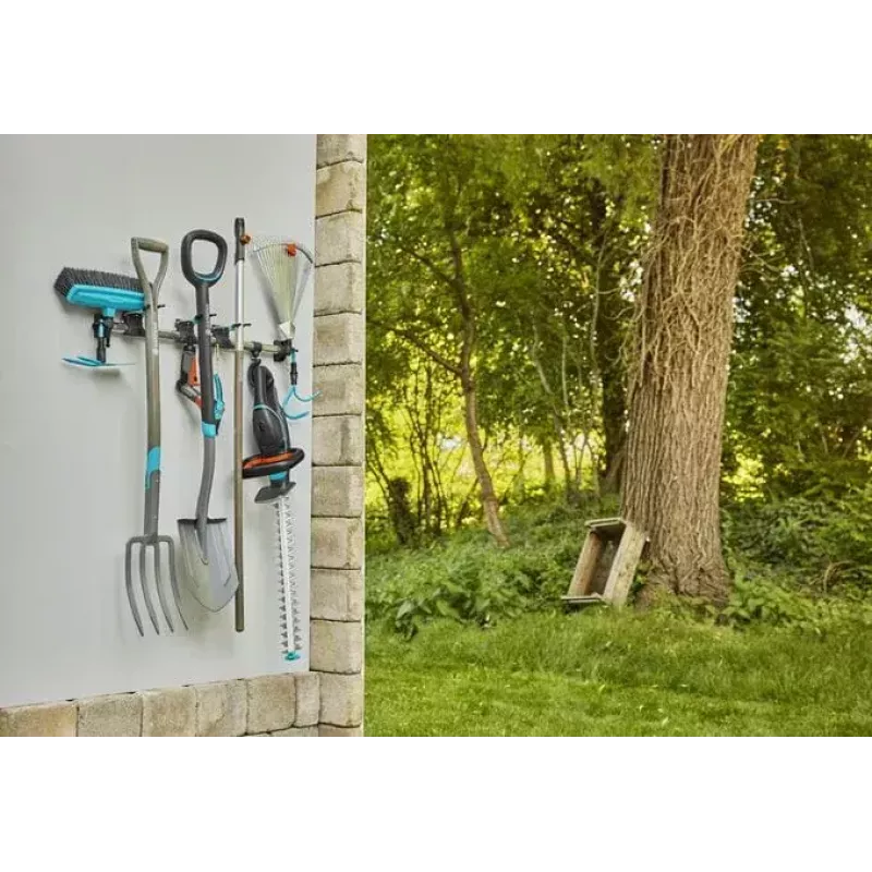 GARDENA 3509-20 sieninis įrankių laikiklis sodui, aliuminis/plastikas/guma