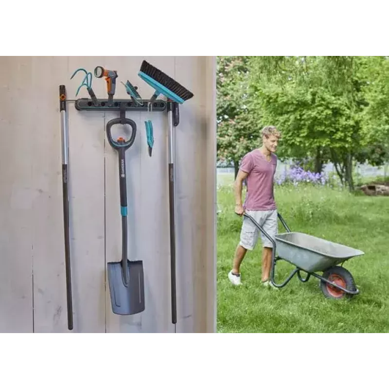 GARDENA 3505-20 Universalus juodas plastikinis įrankių laikiklis