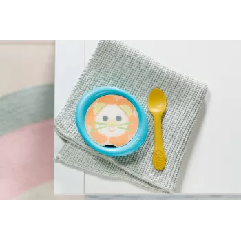 Maitinimo rinkinys lėlei BABY born – vandeniu keičiami patiekalai, nuo 3 metų