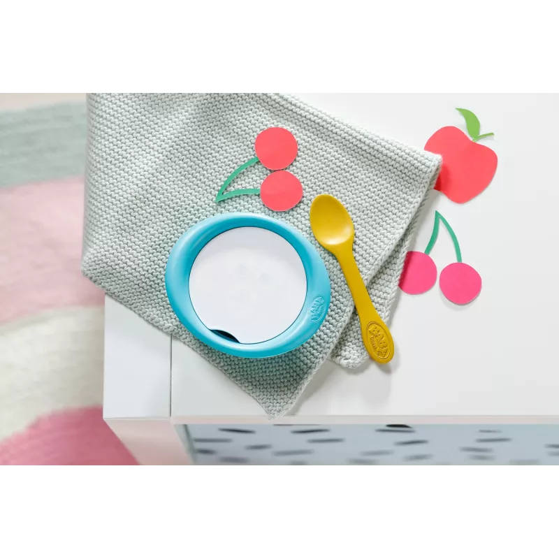 Maitinimo rinkinys lėlei BABY born – vandeniu keičiami patiekalai, nuo 3 metų