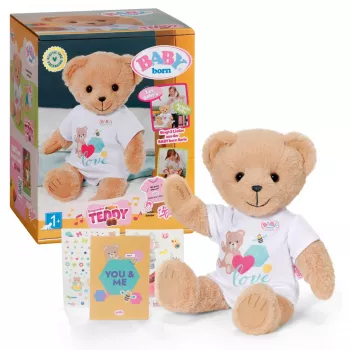 Zapf Creation BABY born Dainuojantis Meškiukas 837962 – pliušinis dainuojantis meškiukas lėlėms