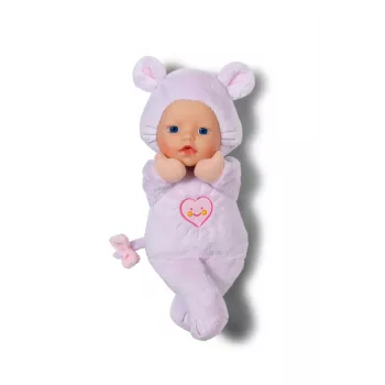 BABY born kūdikėliui Pelė 26 cm, lėlė kūdikis, neutrali lytis, berniukas/mergaitė, 260 mm, įvairiaspalvė