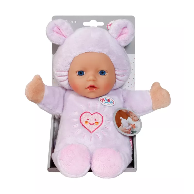 BABY born kūdikėliui Pelė 26 cm, lėlė kūdikis, neutrali lytis, berniukas/mergaitė, 260 mm, įvairiaspalvė