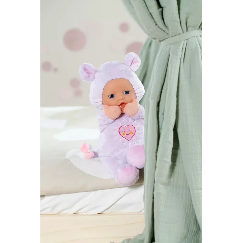 BABY born kūdikėliui Pelė 26 cm, lėlė kūdikis, neutrali lytis, berniukas/mergaitė, 260 mm, įvairiaspalvė