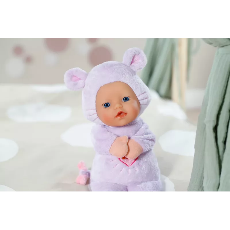 BABY born kūdikėliui Pelė 26 cm, lėlė kūdikis, neutrali lytis, berniukas/mergaitė, 260 mm, įvairiaspalvė
