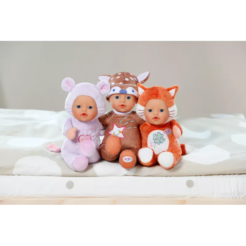 BABY born kūdikėliui Pelė 26 cm, lėlė kūdikis, neutrali lytis, berniukas/mergaitė, 260 mm, įvairiaspalvė