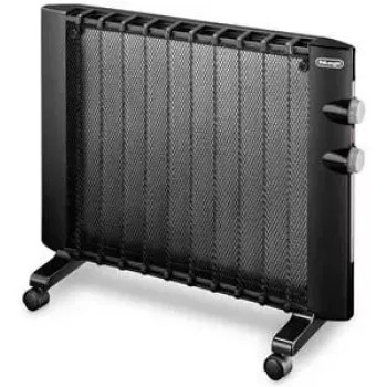 Šildytuvas radiatorinis De'Longhi HMP 1000, mikos elementas, 1000 W, juodas, skirtas naudoti ant grindų, patalpoms iki 60 m³