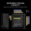 CORSAIR 9000D RGB Airflow Super pilno dėžės korpusas