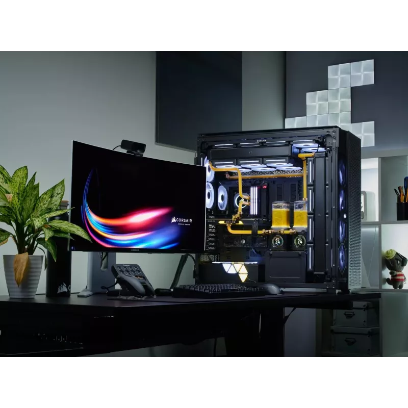 CORSAIR 9000D RGB Airflow Super pilno dėžės korpusas
