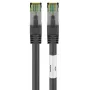 Tinklo kabelis Wentronic 66719 Cat8.1 S/FTP 0,25 m juodas
