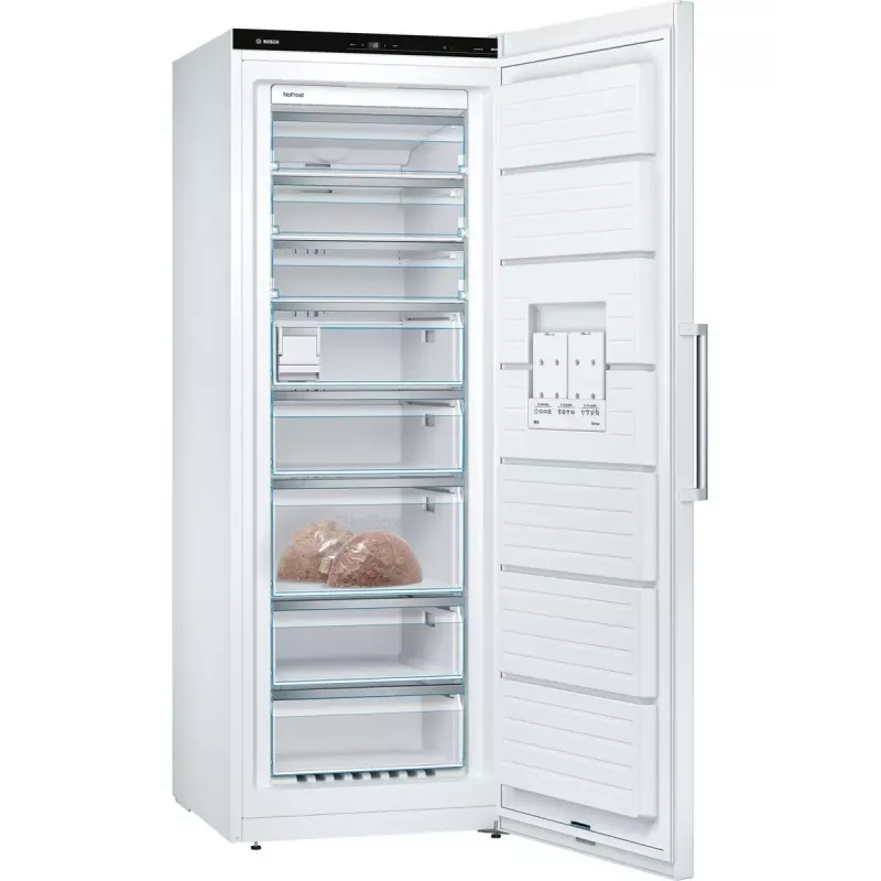 Bosch Serie 6 GSN58AWDV vertikalus šaldiklis 366 L baltas