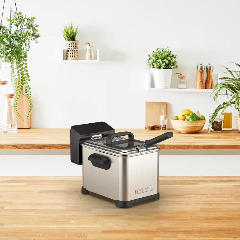 Tefal Family Pro FR507D vienvietė 4 L 2400 W gruzdintuvė, nerūdijantis plienas
