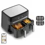 Tefal Dual Easy Fry & Grill EY905B dviguba karšto oro gruzdintuvė 8,3 L 2700 W pilka
