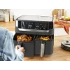 Tefal Dual Easy Fry & Grill EY905B dviguba karšto oro gruzdintuvė 8,3 L 2700 W pilka