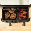 Tefal Dual Easy Fry & Grill EY905B dviguba karšto oro gruzdintuvė 8,3 L 2700 W pilka