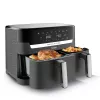 Tefal Dual Easy Fry & Grill EY905B dviguba karšto oro gruzdintuvė 8,3 L 2700 W pilka