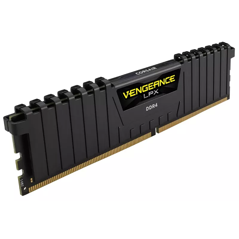 CORSAIR atmintis 32GB DDR4 3200MHz nebuferinė 16-18-18-36 Vengeance Low Profile juoda