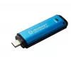 Kingston IronKey 128GB USB-C Vault Privacy 50C AES-256 šifruotas, FIPS 197