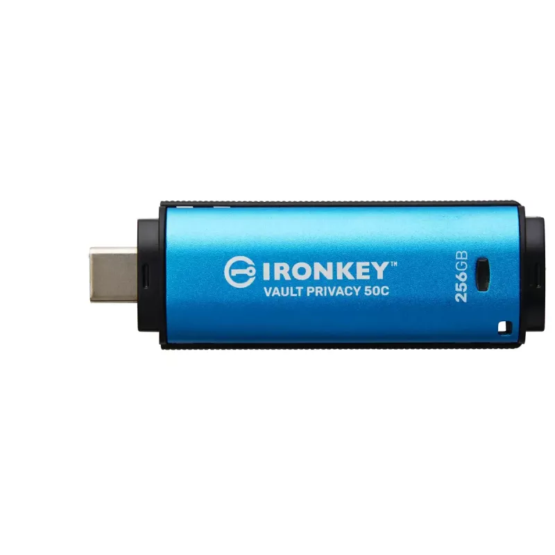 Kingston Technology IronKey 256GB USB-C Vault Privacy 50C AES-256 šifruotas, FIPS 197