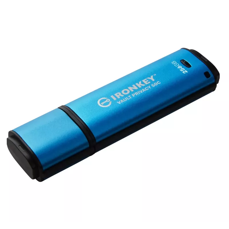 Kingston Technology IronKey 256GB USB-C Vault Privacy 50C AES-256 šifruotas, FIPS 197