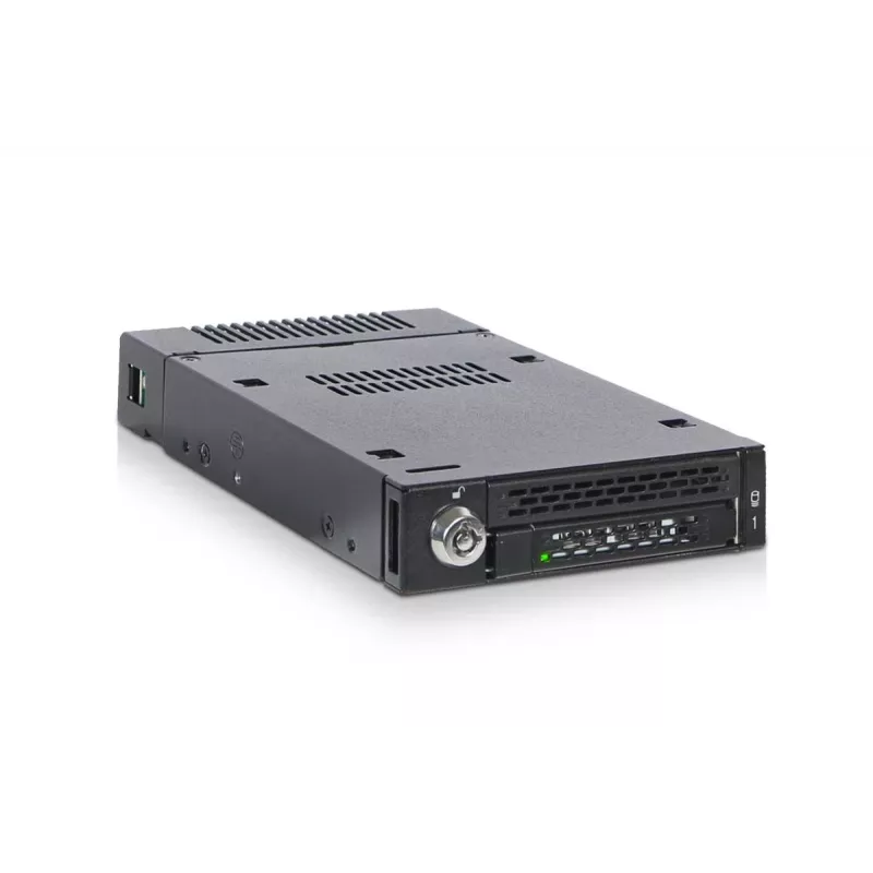 ICYDOCK ToughArmor MB833M2K-B Mobilus lentynėlis su raktu miniSAS 1xM.2 NVMe į 1x3,5 colio lizdą