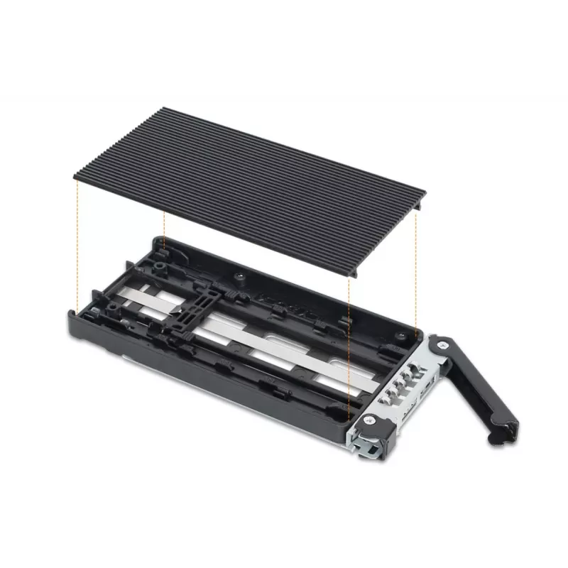 ICYDOCK ToughArmor MB833M2K-B Mobilus lentynėlis su raktu miniSAS 1xM.2 NVMe į 1x3,5 colio lizdą