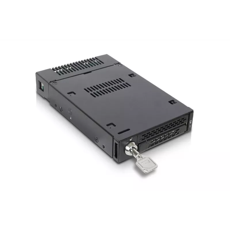 ICYDOCK ToughArmor MB833M2K-B Mobilus lentynėlis su raktu miniSAS 1xM.2 NVMe į 1x3,5 colio lizdą