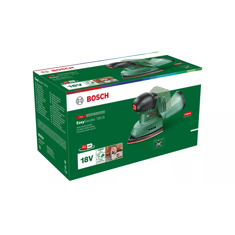 Bosch EasySander 18V-8 belaidis orbitinis šlifuoklis