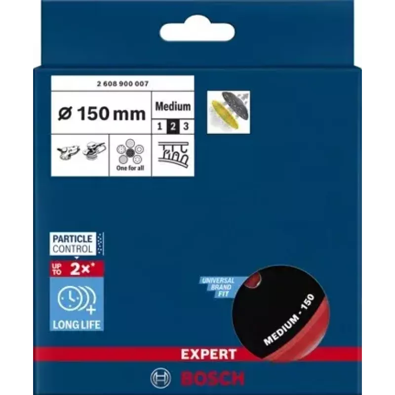 Bosch 2 608 900 007 atraminis diskas šlifavimo popieriui, 150 mm
