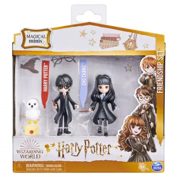 Wizarding World Magical Minis Harry Potter ir Cho Chang draugystės rinkinys su būtybe, žaislai vaikams nuo 5 metų
