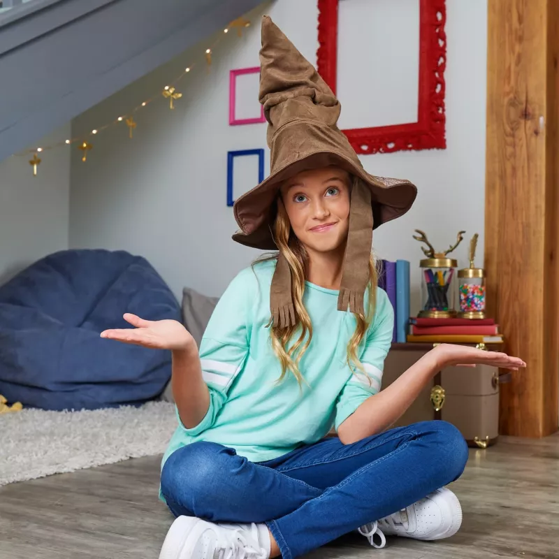Wizarding World Harry Potter, Kalbanti Rūšiavimo Kepurė su 15 Frazių, Vaidmenų Žaidimui, Žaislas Vaikams nuo 5 Metų