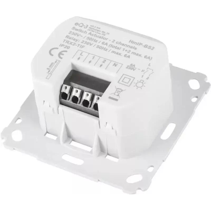Homematic IP 156757A0 perjungimo pavara — 230 V AC, 1380 W, 868,6 MHz