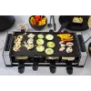 Unold 48730 raclette kepsninė 8 asmenims 1200 W Juoda, Nerūdijantis plienas