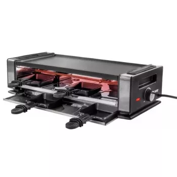 Unold 48730 raclette kepsninė 8 asmenims 1200 W Juoda, Nerūdijantis plienas