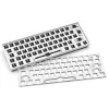 Kompaktiška 60% laida klaviatūra Sharkoon SKILLER SGK50 S4 — QWERTY vokiškas išdėstymas, RGB apšvietimas, USB, 1,5 m laidas, balta