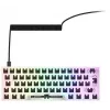 Kompaktiška 60% laida klaviatūra Sharkoon SKILLER SGK50 S4 — QWERTY vokiškas išdėstymas, RGB apšvietimas, USB, 1,5 m laidas, balta