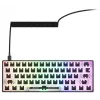 Mechaninė kompaktiška 60% klaviatūra Sharkoon SKILLER SGK50 S4 – laidinė USB, QWERTY vokiškas išdėstymas, RGB apšvietimas, 1,5 m laidas, juoda