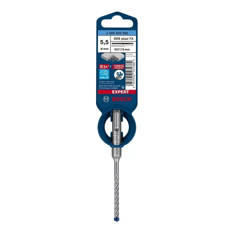 Grąžtas Bosch SDS plus-7X 5,5 mm 115 mm