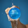 Vandens kamuoliai HASBRO Nerf Super Soaker Hydro Balls – įmontuota talpykla, 6 vnt., plastikas, mėlyna/geltona, nuo 6 m.