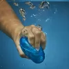 Vandens kamuoliai HASBRO Nerf Super Soaker Hydro Balls – įmontuota talpykla, 6 vnt., plastikas, mėlyna/geltona, nuo 6 m.