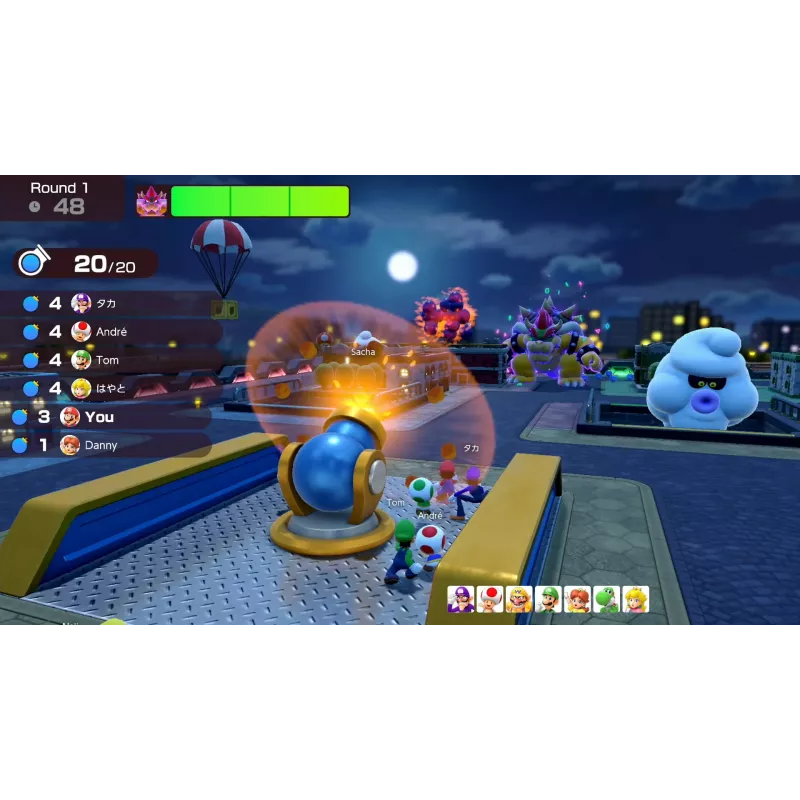 Nintendo Super Mario Party Jamboree, Nintendo Switch, Daugelio žaidėjų režimas, Įvertinimas E (Visiems), Fizinė laikmena