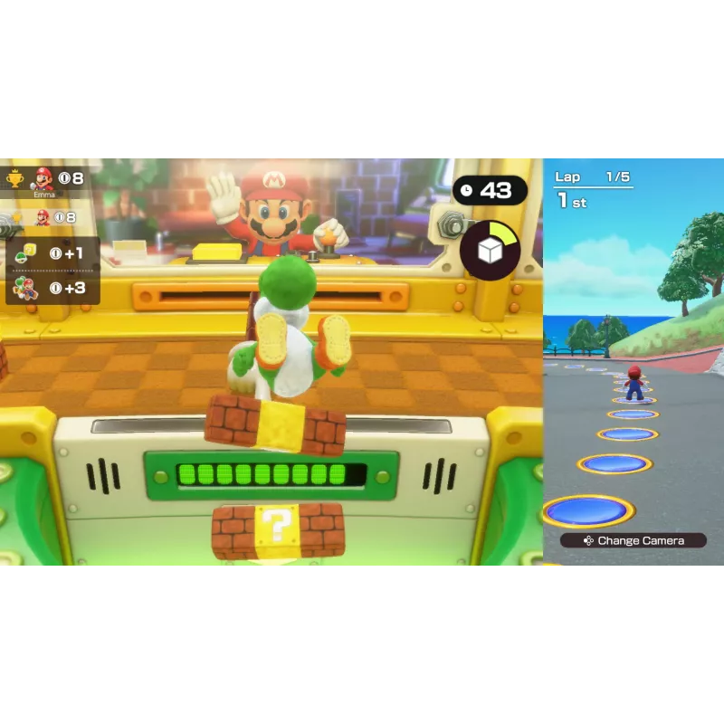 Nintendo Super Mario Party Jamboree, Nintendo Switch, Daugelio žaidėjų režimas, Įvertinimas E (Visiems), Fizinė laikmena
