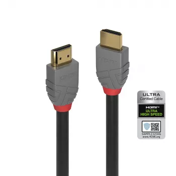 Lindy 2 m Ultra High Speed HDMI kabelis, Anthra Line