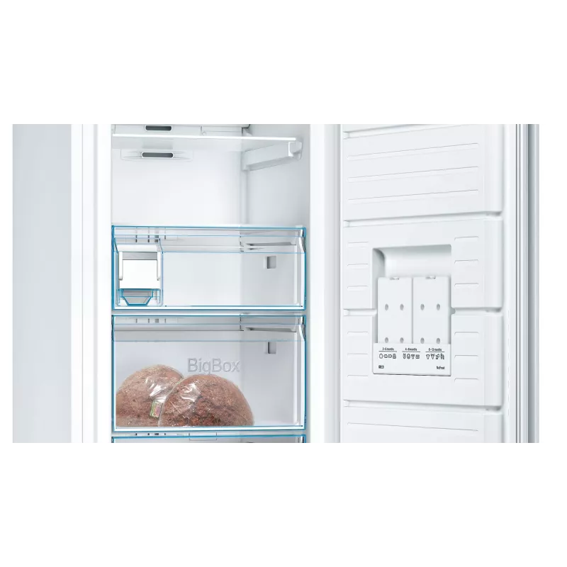 Šaldiklis Bosch Serie 6 GSN51DWDP, stovimas, 290 L, baltas
