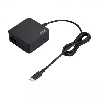 FSP NB C 65 USB-C PD adapteris, 65 W, universalus, juodas