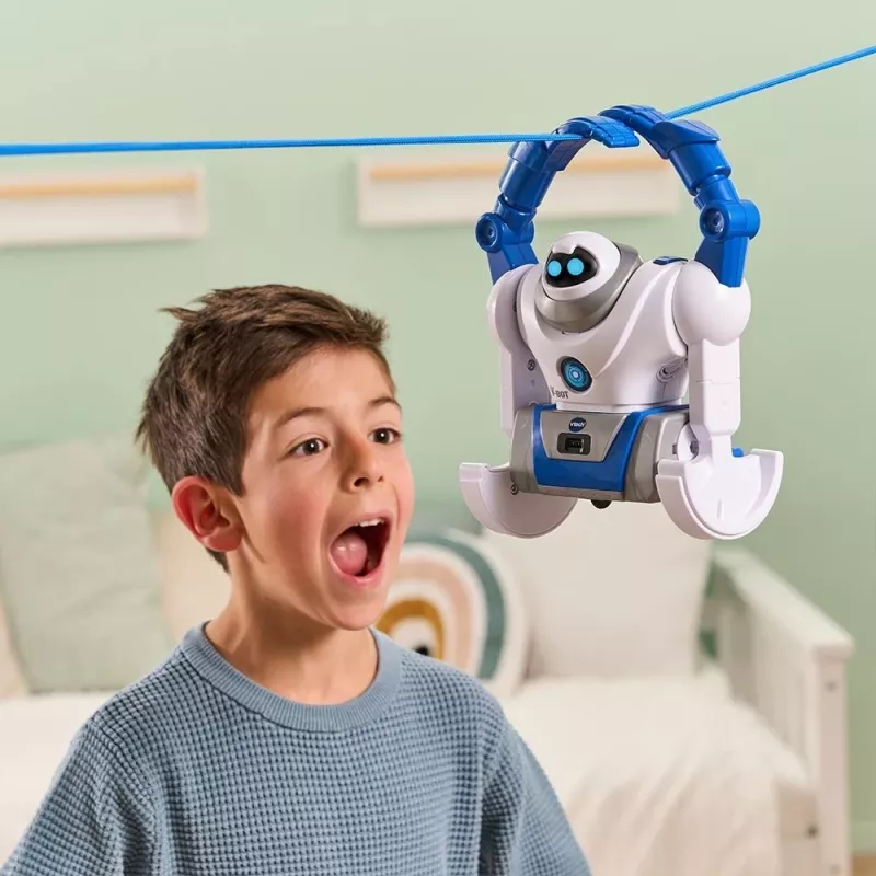 VTech V-Bot robotas – interaktyvus žaislas berniukams ir mergaitėms nuo 5 metų, su garsais