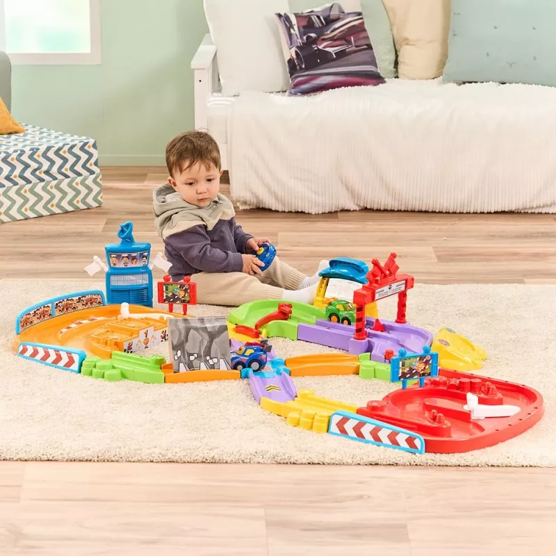 VTech Tut Tut Baby Flitzer 570004 – interaktyvus lenktynių takelis mašinėlėms
