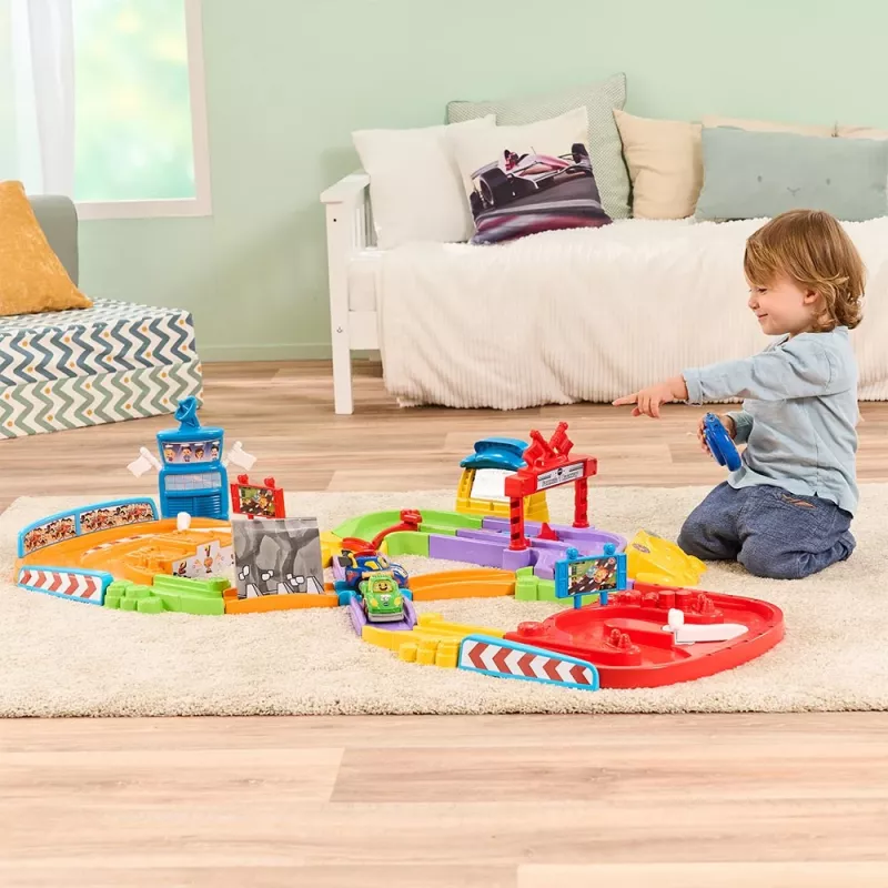 VTech Tut Tut Baby Flitzer 570004 – interaktyvus lenktynių takelis mašinėlėms