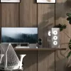 Aerocool D301A Mini Tower baltas, medinis akcentas